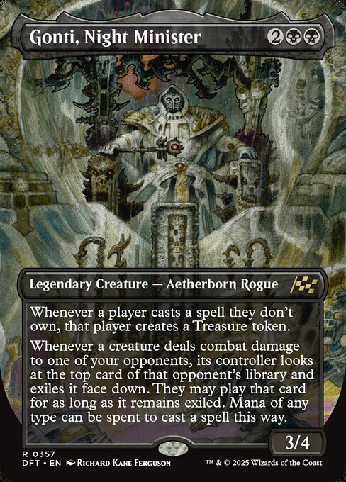 Gonti, Night Minister – Aetherdrift (DFT-357) Magic: The Gathering card | LC-REM-20260804-15339570692428-38a867af-cf5d-4e3d-bba1-361e3cfeca82