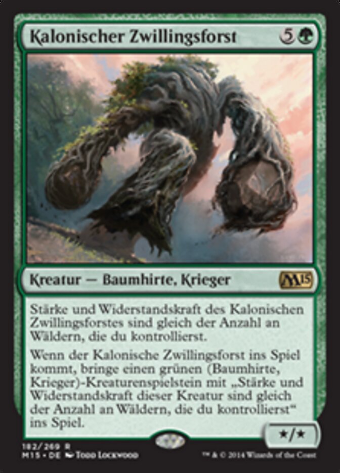 Magic-kaart Kalonian Twingrove M15-182 uit Magic 2015 (Rare) Immagine principale del prodotto