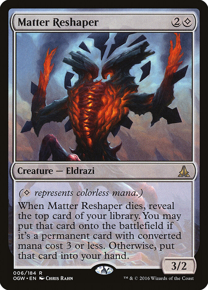 Magic-kaart Matter Reshaper OGW-6 uit Oath of the Gatewatch (Rare) Imagen principal del producto