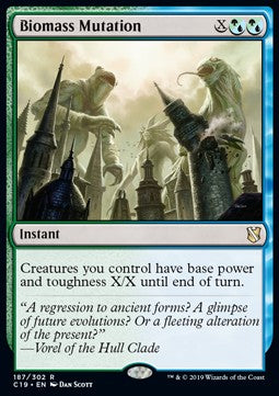 Biomass Mutation - Commander 2019 (Rare) [C19-187] Hauptbild