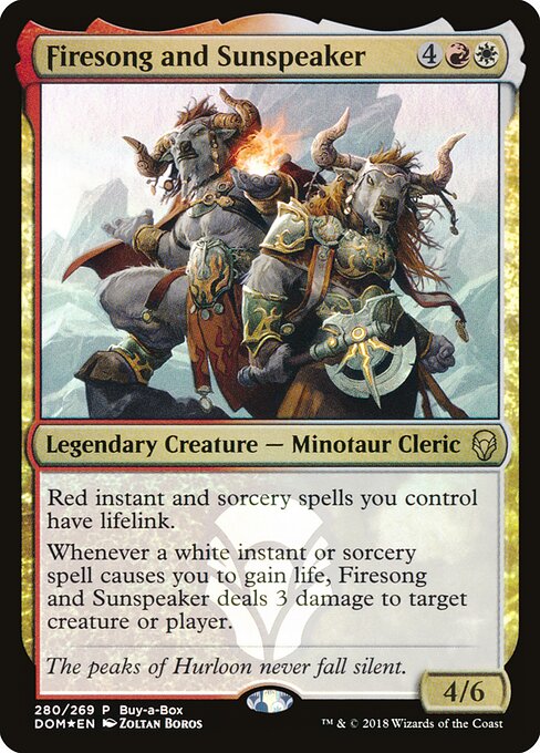 Firesong and Sunspeaker – Dominaria (DOM-280) Magic: The Gathering card | LC-REM-20260804-15339560567116-3923708a-60b8-4fb0-beb2-9ab18f5fd381 Hauptbild