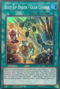 Boot-Up Order - Gear Charge - Fists of the Gadgets (Super Rare) [FIGA-003] Hover Image