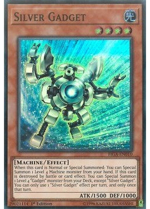 Silver Gadget — Fists of the Gadgets (FIGA-010) Yu-Gi-Oh! card Hoofdafbeelding