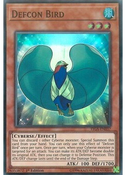 Defcon Bird — Fists of the Gadgets (FIGA-037) Yu-Gi-Oh! card Hoofdafbeelding