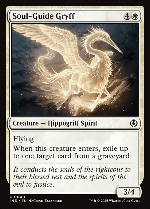 Soul-Guide Gryff – Innistrad Remastered (INR-40) Magic: The Gathering card