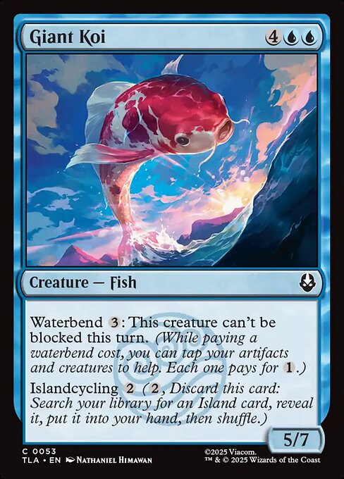 Giant Koi – Avatar: The Last Airbender (TLA-53) Magic: The Gathering card