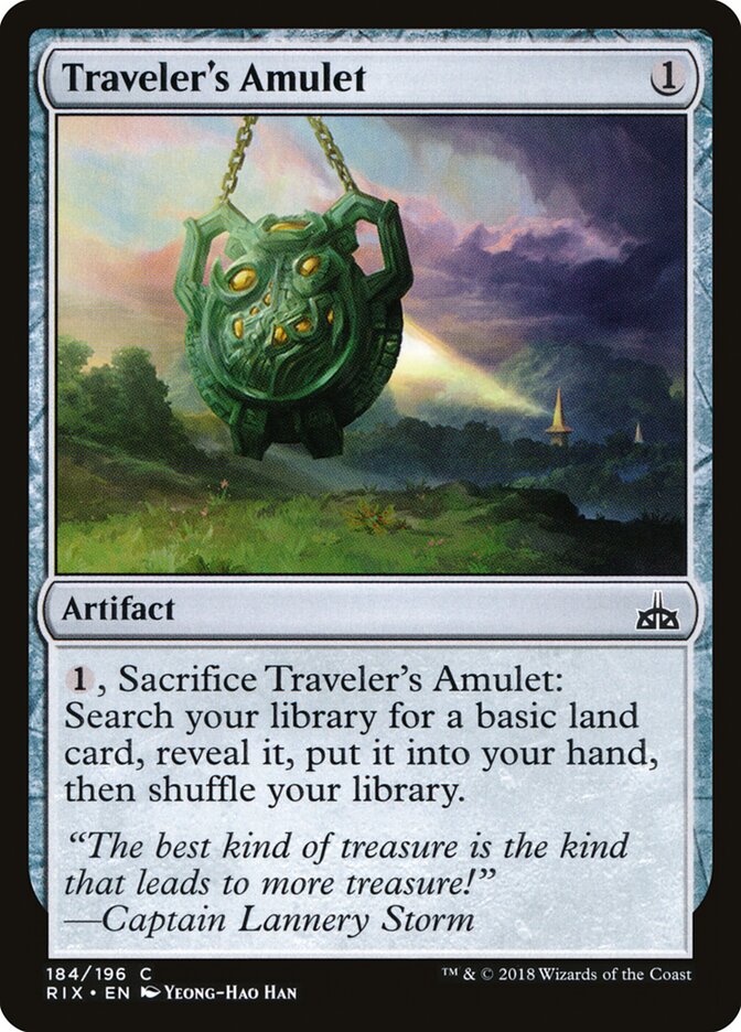Traveler's Amulet - Rivals of Ixalan (Common) [RIX-184]