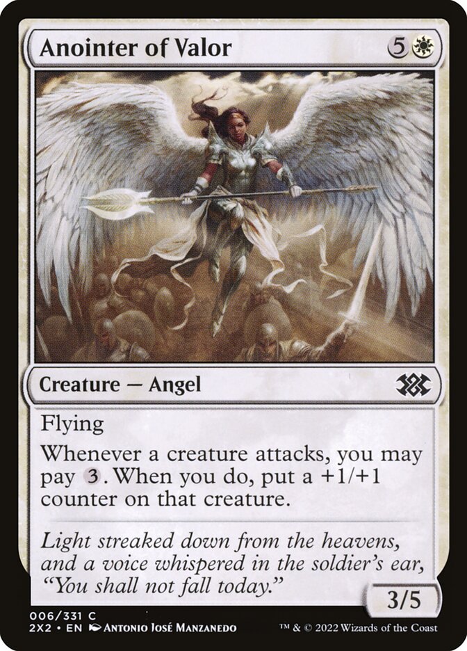 Anointer of Valor - Double Masters 2022 (Common) [2X2-6] Imagen principal del producto