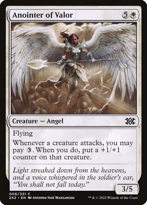 Anointer of Valor – Double Masters 2022 (2X2-6) Magic: The Gathering card