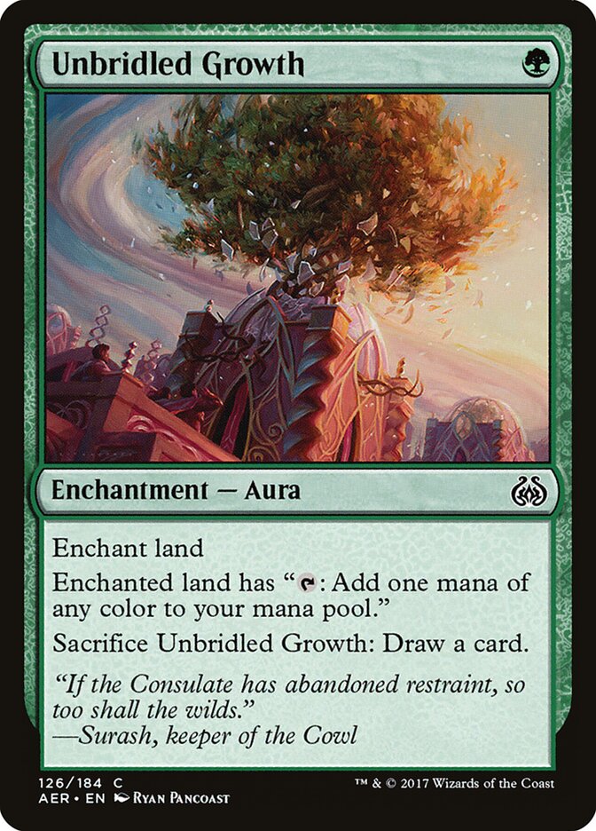 Unbridled Growth - Aether Revolt (Common) [AER-126]