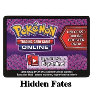 Online Code Card (Booster) - Hidden Fates (Online Code Card) Imagen principal del producto
