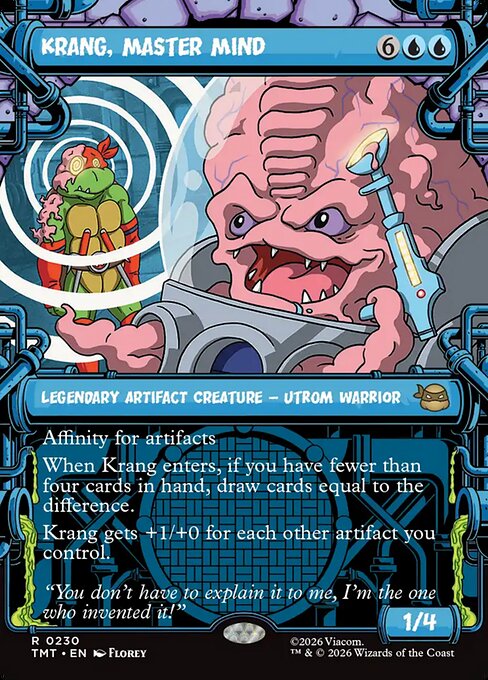 Krang, Master Mind – Teenage Mutant Ninja Turtles (TMT-230) Magic: The Gathering card | LC-REM-20260804-15611753365836-3942f813-6241-49f5-8df3-e60e2e332410