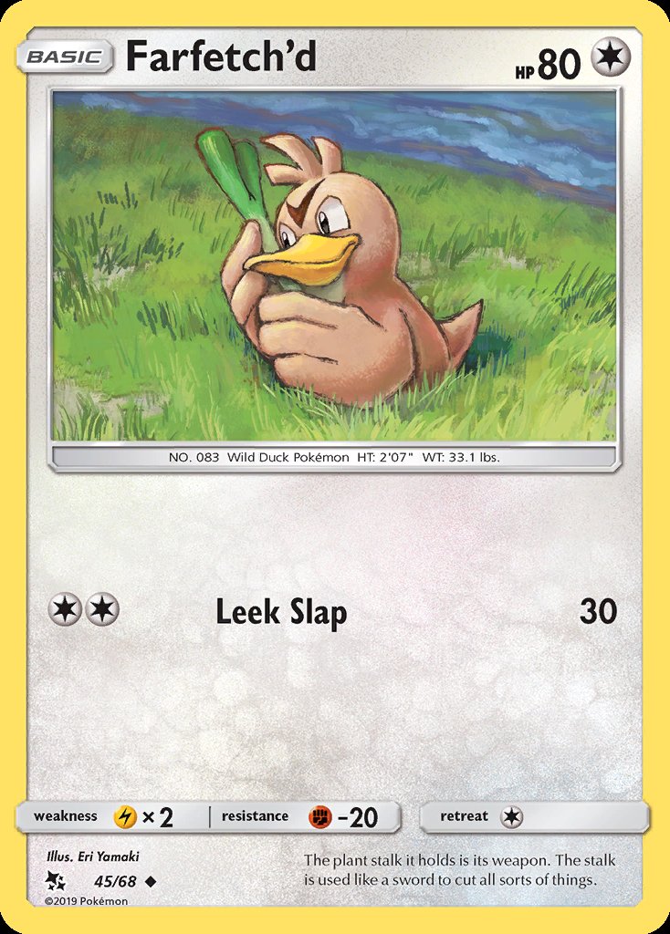 Farfetch'd - Hidden Fates (Uncommon) [HIF-45] Immagine principale del prodotto