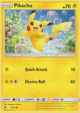 Pikachu - Hidden Fates (Common) [HIF-19] Hover Image