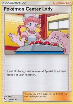 Pokémon Center Lady - Hidden Fates (Uncommon) [HIF-64] Imagen principal del producto
