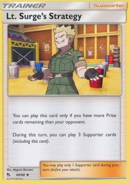 Lt. Surge's Strategy - Hidden Fates (Uncommon) [HIF-60] Imagen principal del producto
