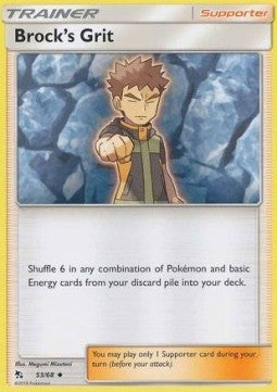 Brock's Grit - Hidden Fates (Uncommon) [HIF-53] Imagen principal del producto