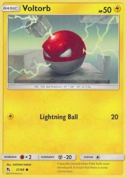 Voltorb - Hidden Fates (Common) [HIF-21] Imagen principal del producto