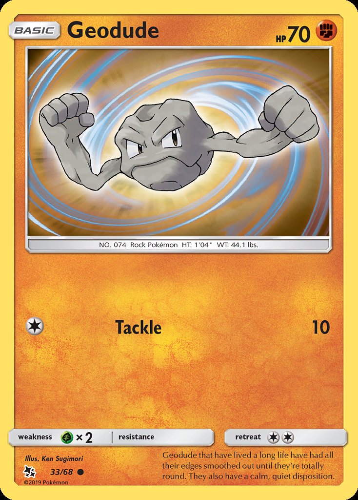 Geodude - Hidden Fates (Common) [HIF-33] Main image