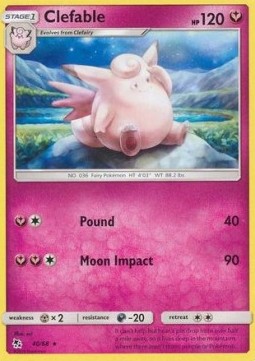 Clefable - Hidden Fates (Rare) [HIF-40] Hover Image