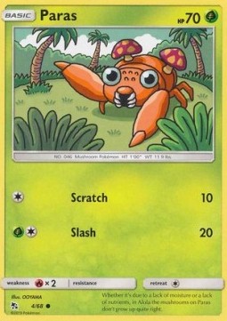 Paras - Hidden Fates (Common) [HIF-4] Hover Image