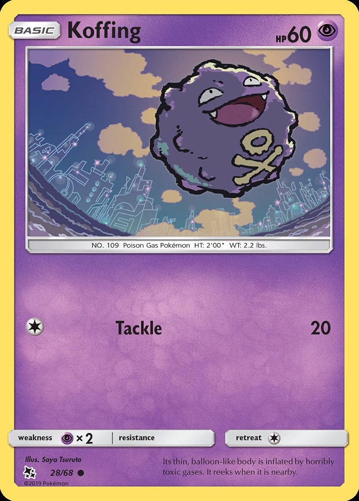 Koffing - Hidden Fates (Common) [HIF-28] Main image
