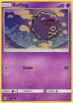 Koffing - Hidden Fates (Common) [HIF-28]