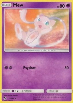 Mew - Hidden Fates (Rare) [HIF-32] Hover Image