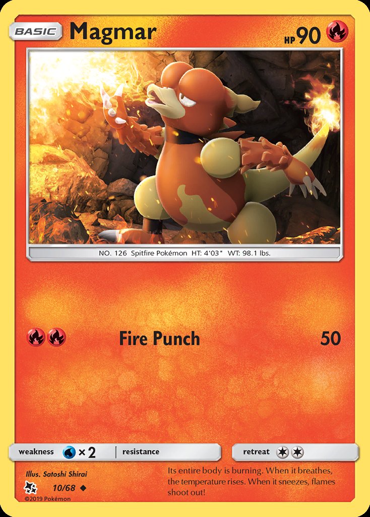Magmar - Hidden Fates (Uncommon) [HIF-10] Main image