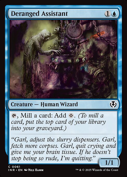 Deranged Assistant – Innistrad Remastered (INR-61) Magic: The Gathering card