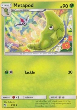 Metapod - Hidden Fates (Uncommon) [HIF-2] Imagen principal del producto
