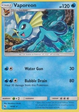 Vaporeon - Hidden Fates (Holo Rare) [HIF-18] Hover Image