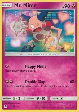 Mr. Mime - Hidden Fates (Rare) [HIF-43] Imagen principal del producto