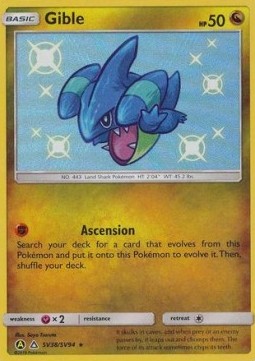 Gible - Hidden Fates (Holo Rare) [HIF-SV38] Imagen principal del producto