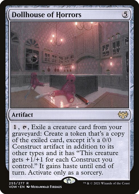 Dollhouse of Horrors – Innistrad: Crimson Vow (VOW-255) Magic: The Gathering card