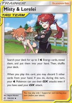 Misty & Lorelei - Cosmic Eclipse (Uncommon) [CEC-199] Hover Image