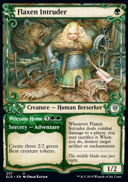 Flaxen Intruder // Welcome Home - Throne of Eldraine: Extras (Uncommon) [XELD-297] Imagen principal del producto