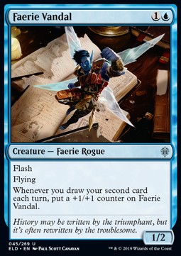 Faerie Vandal - Throne of Eldraine (Uncommon) [ELD-45] Hover Image
