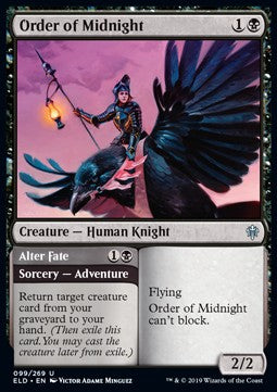 Order of Midnight // Alter Fate - Throne of Eldraine (Uncommon) [ELD-99] Hover Image