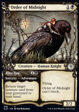 Order of Midnight // Alter Fate - Throne of Eldraine: Extras (Uncommon) [XELD-288] Image principale du produit