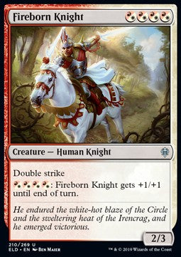 Fireborn Knight - Throne of Eldraine (Uncommon) [ELD-210] Hauptbild
