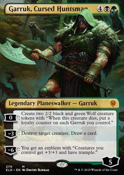 Garruk, Cursed Huntsman - Throne of Eldraine: Extras (Mythic) [XELD-270] Image principale du produit
