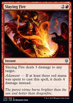 Slaying Fire - Throne of Eldraine (Uncommon) [ELD-143] Imagen principal del producto