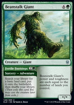 Beanstalk Giant // Fertile Footsteps - Throne of Eldraine (Uncommon) [ELD-149] Hover Image