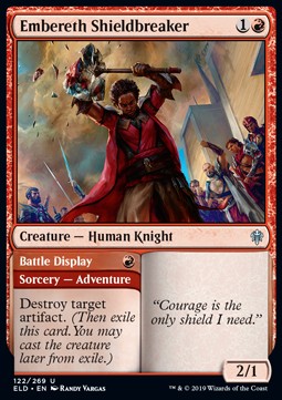 Embereth Shieldbreaker // Battle Display - Throne of Eldraine (Uncommon) [ELD-122] Hover Image