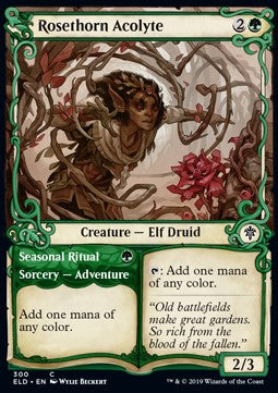 Rosethorn Acolyte // Seasonal Ritual - Throne of Eldraine: Extras (Common) [XELD-300] Image principale du produit