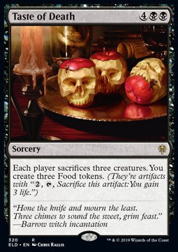 Taste of Death - Throne of Eldraine: Extras (Rare) [XELD-320] Imagen principal del producto