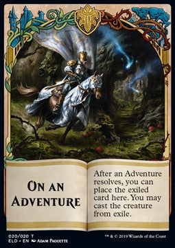 On an Adventure Token - Throne of Eldraine: Extras (Token) [XELD-T20] Hover Image