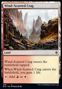 Wind-Scarred Crag - Throne of Eldraine: Extras (Common) [XELD-308] Imagen principal del producto