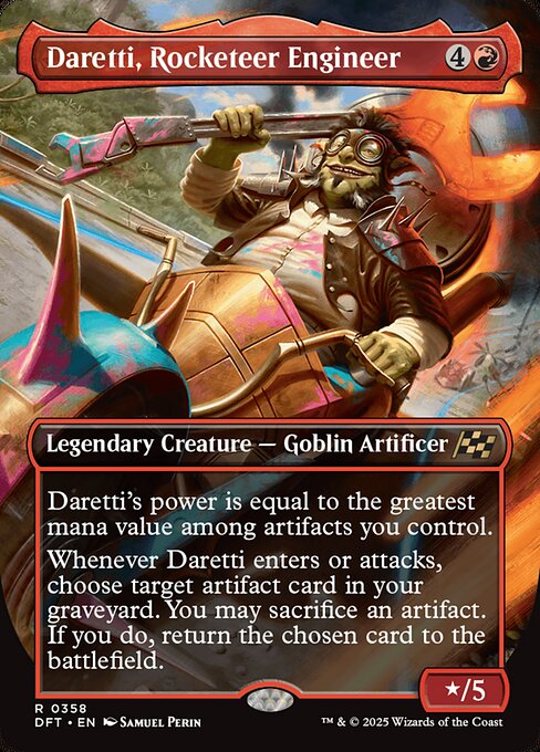 Daretti, Rocketeer Engineer – Aetherdrift (DFT-358) Magic: The Gathering card | LC-REM-20260804-15339546018124-3993ac84-304a-4e42-aa39-b72be30471ea